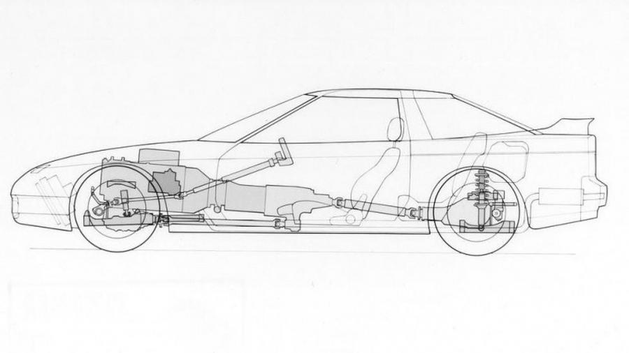 Схема Mazda MX-03 Concept 1985 года  (фото 5 из 13)